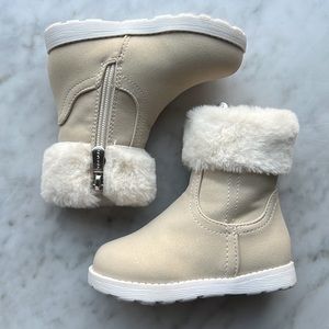 Tahari Toddler Mable Shimmer Fur-Lined Winter Boots